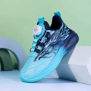 Cross-border Trade Children's Sports Shoes Boys Running Shoes Anti-slip Anti-odor Middle and Big Kids Running Shoes