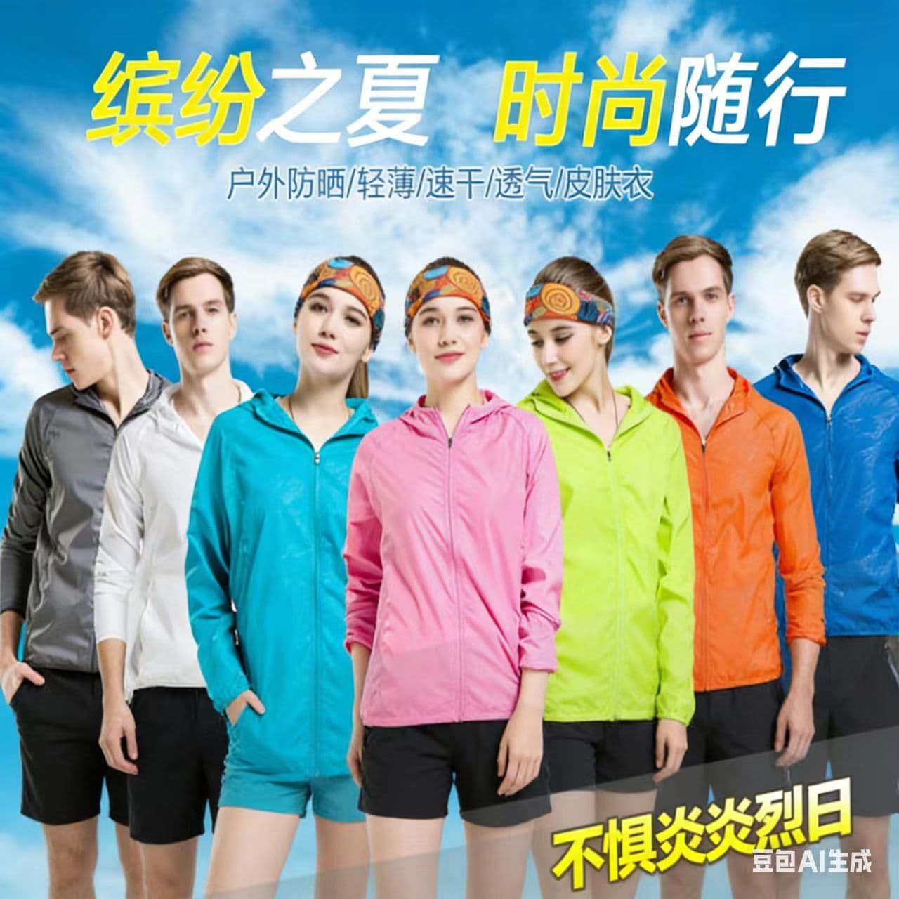 Wholesale Outdoor Sun Protection Jacket Men Women Summer Lightweight Skin Coat Sunscreen Sports Windbreaker Custom Logo
