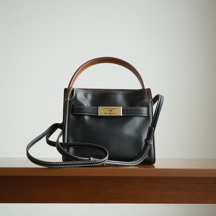 Dongguan Original TB LEE Radziwill Genuine Top-Layer Cowhide Mini Double-Layer Tote Bag Shoulder Crossbody Bag