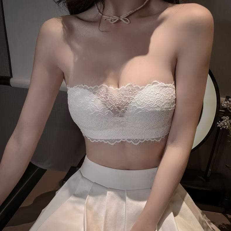 Strapless Bra for Women, Non-Slip, Push-Up, Enhances Small Bust, Bandeau, Wrap, Invisible, Backless, Prevents Wardrobe Malfunction, Bra Cup