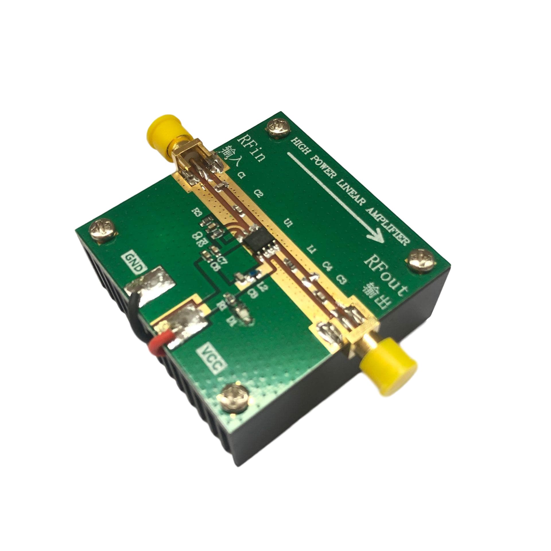 RF2126 RF Power Amplifier 2.4GHz 1W WiFi Bluetooth Amplifier with Strong Heat Dissipation