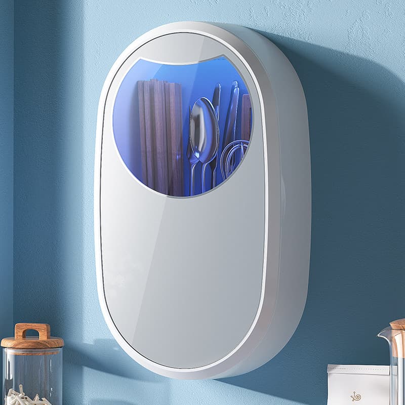 Chopstick Sterilizer, Kitchen Home Small Smart UV Charging Wall-Mounted Chopstick Holder with Free Shipping