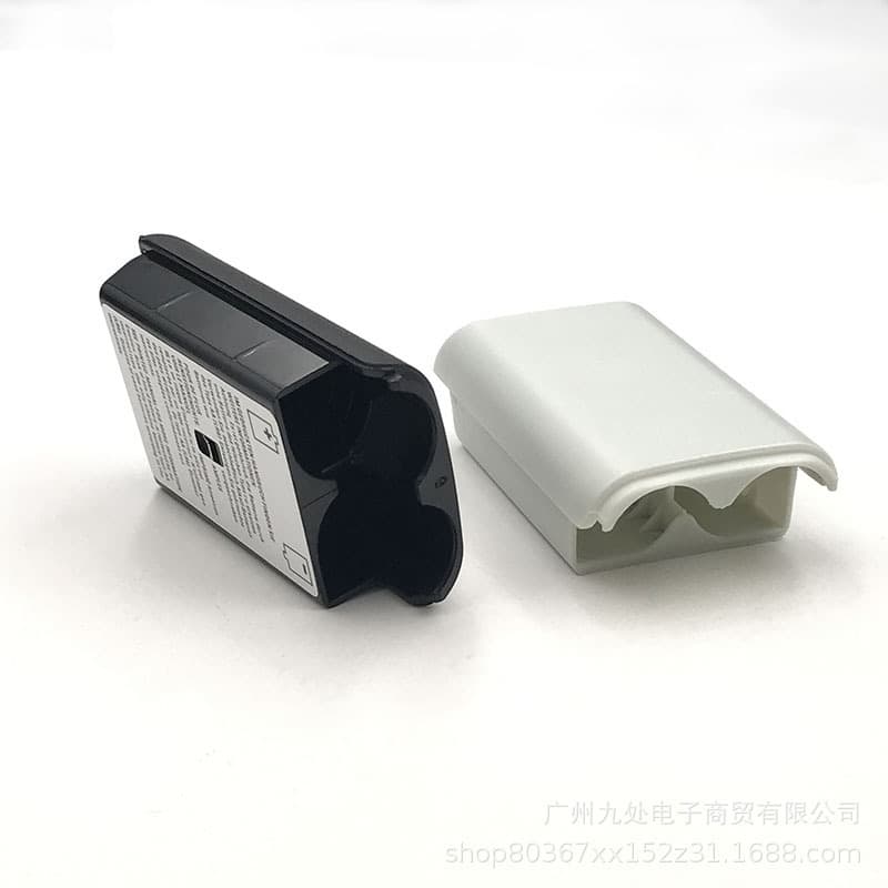 Compatible XBOX360 Controller Battery Cover Xbox 360 Wireless Controller Battery Compartment Back Cover Black White