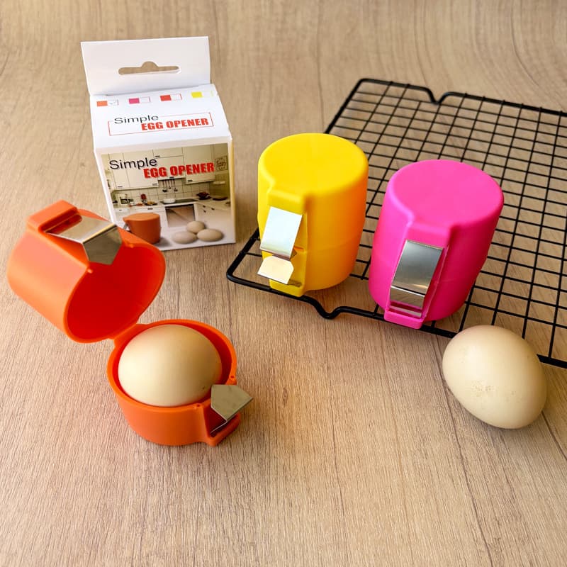 New Eggshell Opener, Portable Quick Eggshell Remover, Egg Cracker, Egg White Separator for Kitchen