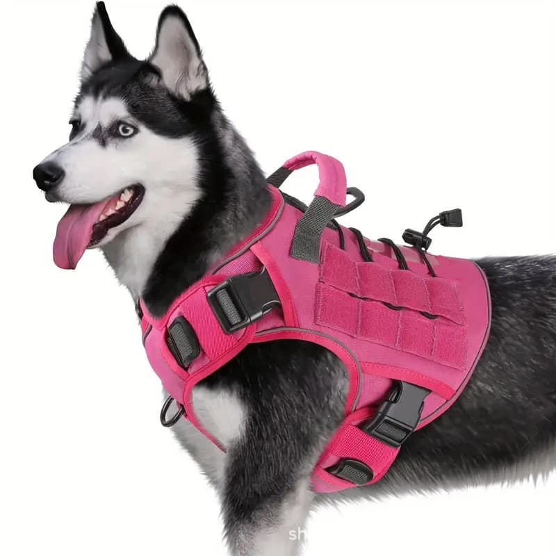 New Dog Outdoor Tactical Vest Water-Resistant Pet Harness for Medium Large Dogs German Shepherd Border Collie Military Dog Vest