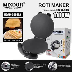 Cross-Border Supply MX-5005SA 110V Electric Griddle Pancake Maker Crepe Machine Spring Roll Skin Maker