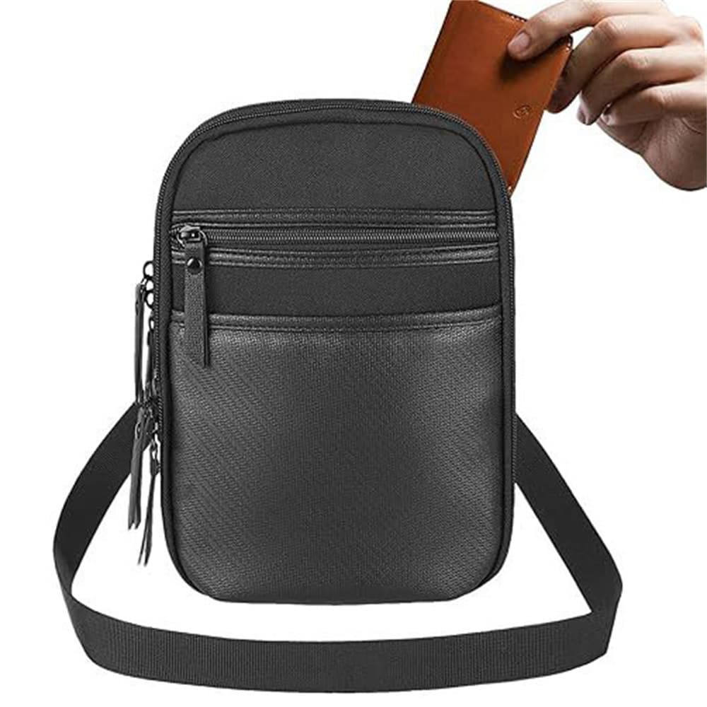 Outdoor Multi-Function PU Single-Layer Storage Bag Crossbody Pistol Bag Tactical Shoulder Bag Concealed Portable Gun Bag Holster