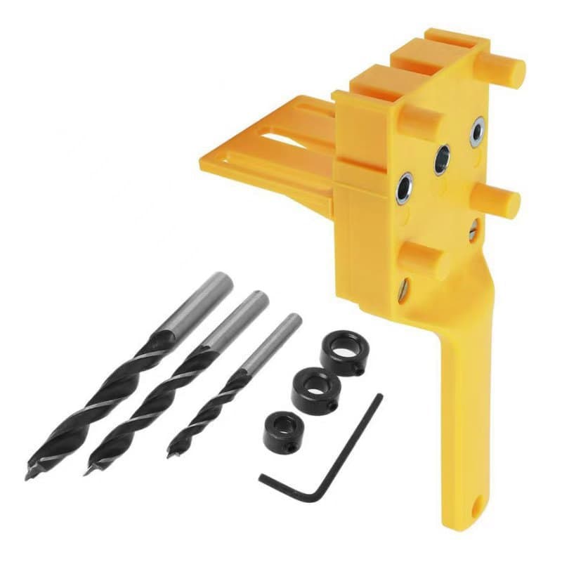 Woodworking tools handheld wood board hole punch woodworking straight hole punch wood board connection punching locator