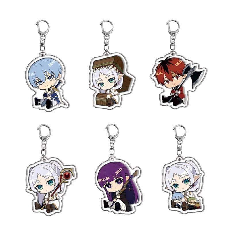 Frieren: Beyond Journey's End Acrylic Keychain Frieren Himmel Heiter Cartoon Charm Popular Anime Merchandise