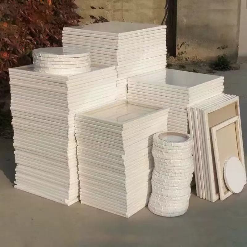 Factory direct supply pure cotton and linen oil painting frames, 30*40*50 wooden frames, DIY at preferential prices