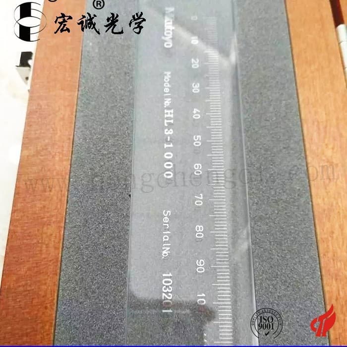 Japanese Mitutoyo glass linear scale, reference scale 0-1000MM, accuracy 1UM, 1MM division value
