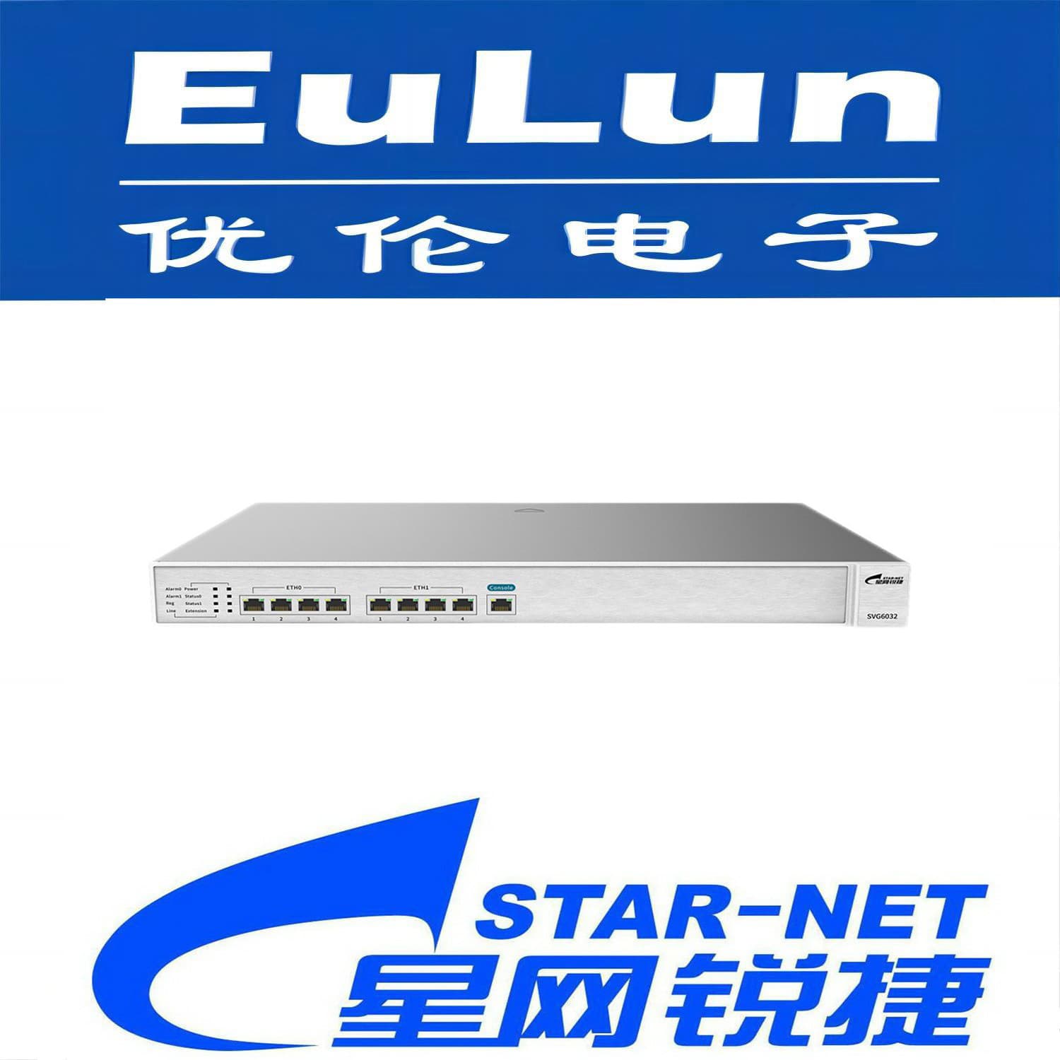 Star-Net Ruijie/SVG6032-32S/Analog Device Access Gateway 1U Rack-mount IAD 32 FXS Port Access