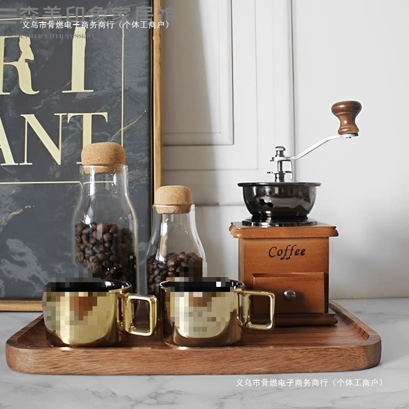 Modern Water Mug Coffee Bean Sample Room Coffee Cup Hand Pour Pot Bar Sales Office Decorative Ornaments