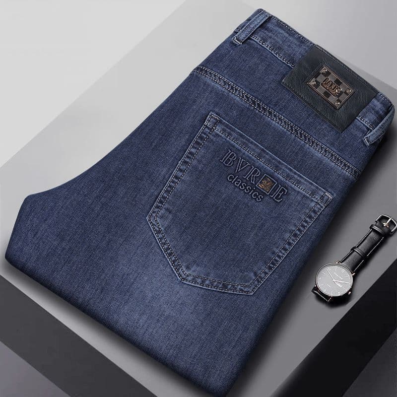 Men's Loose Straight High-Waist Business Trousers for Middle-Aged Fathers Summer Thin Style Guangzhou Xintang Men's Pants