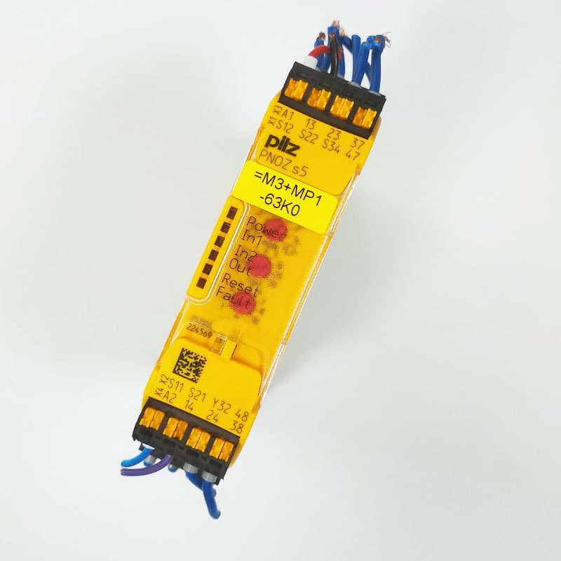 Used PILZ Safety Relay PNOZ s5 C 24VDC 2n/o 2n/ot 751105