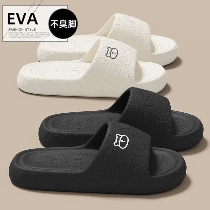 Summer Couples Slippers Soft Sole Flip Flops Bathroom Shower Sandals Non-slip Outdoor EVA Sandals for Men Wholesale