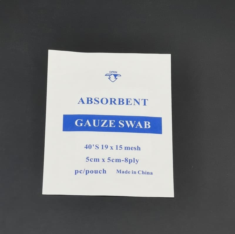 Gauze Sponges, Sterile Absorbent Gauze Pads 5*5cm 8-Ply for Export