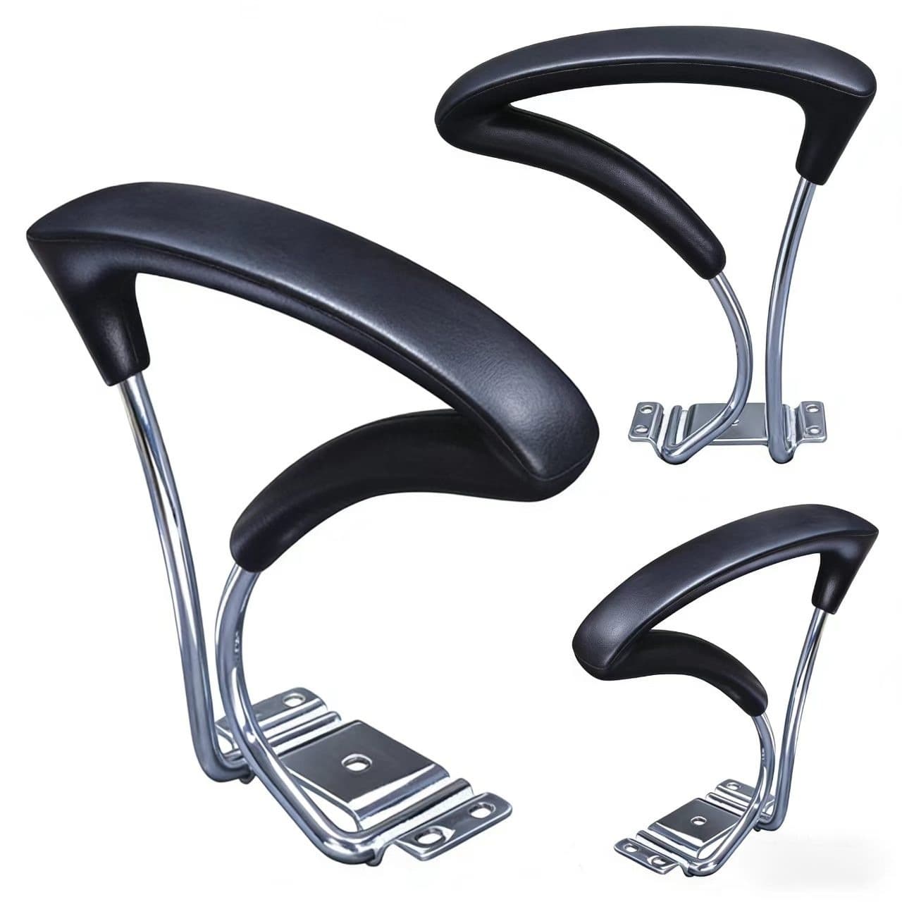 One-piece molded foam armrest, self-skinning armrest, shock-absorbing and rebound, suitable for all types of seats, scratch-resistant and wear-resistant PU foam