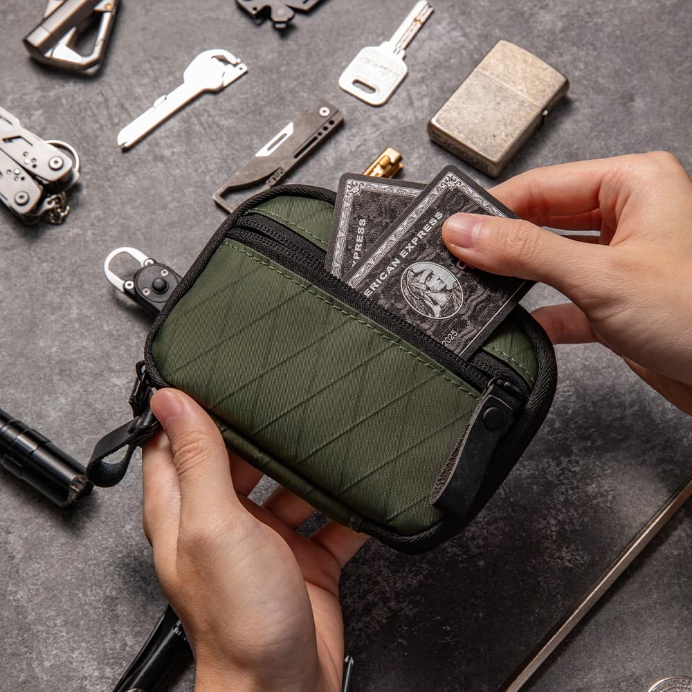 Lightweight Mesh Waterproof Wear-Resistant Nylon Chest Bag Imported XPAC Multi-Functional Portable Outdoor Storage Tool Pouch