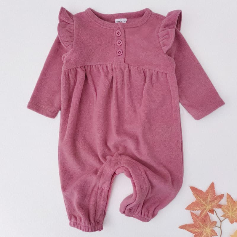 Fall/Winter Baby Fleece Bodysuit, Girls Outdoor Wear, Newborn Baby Warm Romper, Carter's Kids Clothing