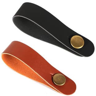 Folk Guitar Headstock Strap, Electric Guitar Neck Strap, PU Leather Acoustic Guitar Headstock Tie, Guitar Strap Lock