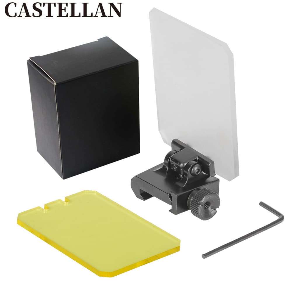 Two-piece protective lens, holographic protective cover, square baffle with two lenses, Lens Protector 551