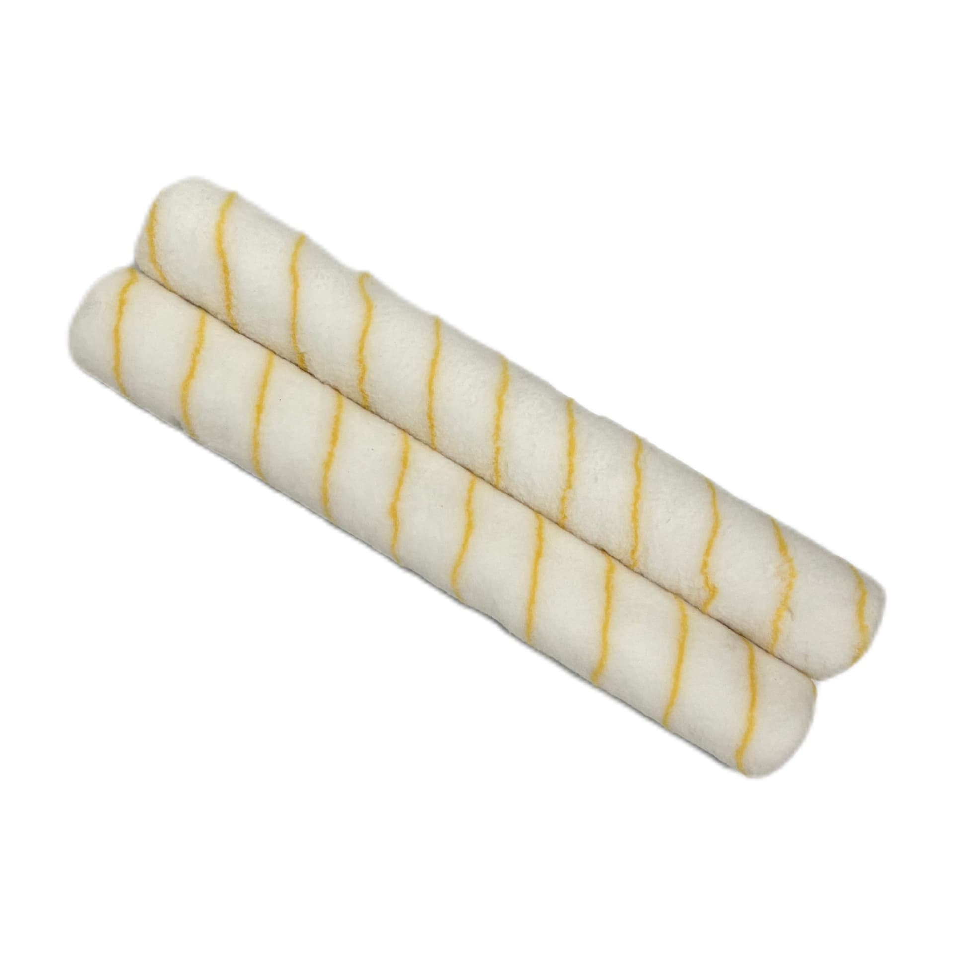 18-inch aluminum bracket wool sleeves, 2-pack + end caps