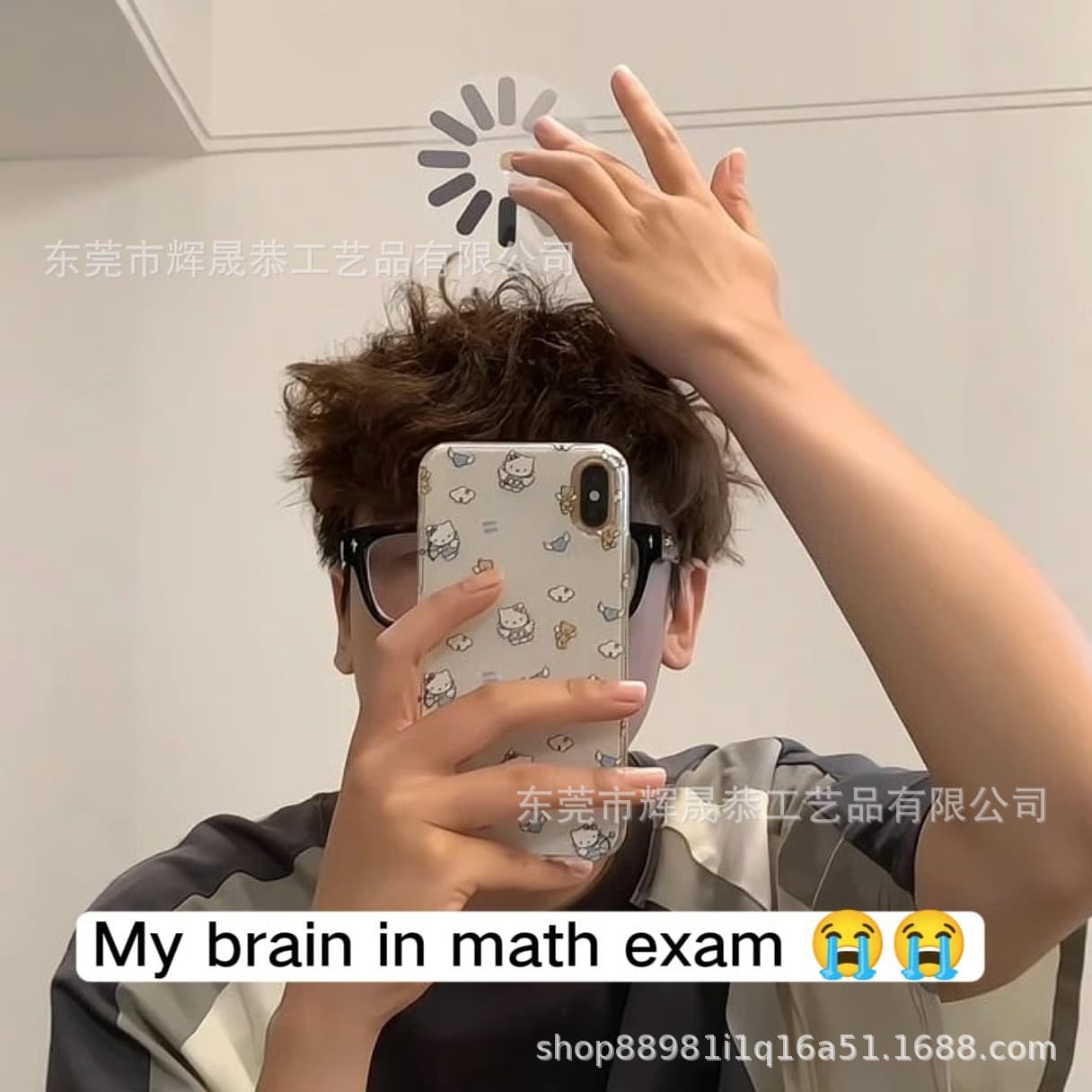 New Cross-Border Brain Lagging Hair Band Creative Funny Loading Symbol Headband