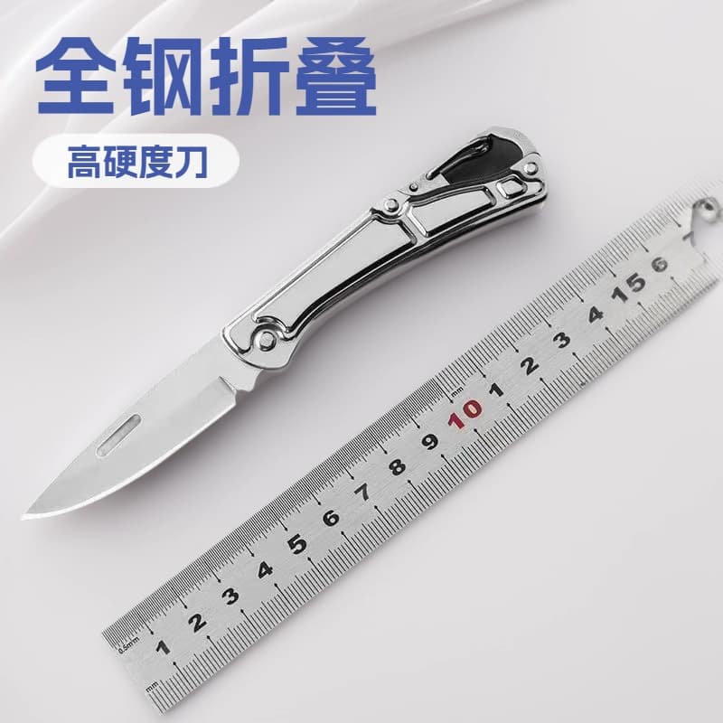 Outdoor Folding Knife Camping Knife Stainless Steel Folding Knife Portable High Hardness Outdoor Survival Knife Pocket Knife