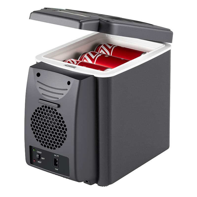 Mini Car Refrigerator 6L Home Car Dual Use Cold Heat Box Vehicle Mini Fridge Portable Travel Air Conditioner Heat Pump