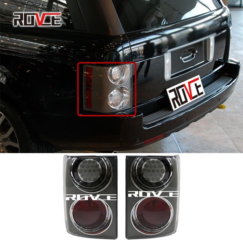 Compatible with 2005-2009 Land Rover Range Rover L322 4.2 Supercharged Tail Light White Red