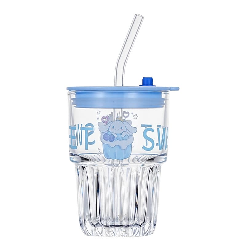Creative Beer Glass, Trendy Glass Cup, Coffee Cup, Restaurant Summer Lemonade Cup, Commercial Stackable Tumbler