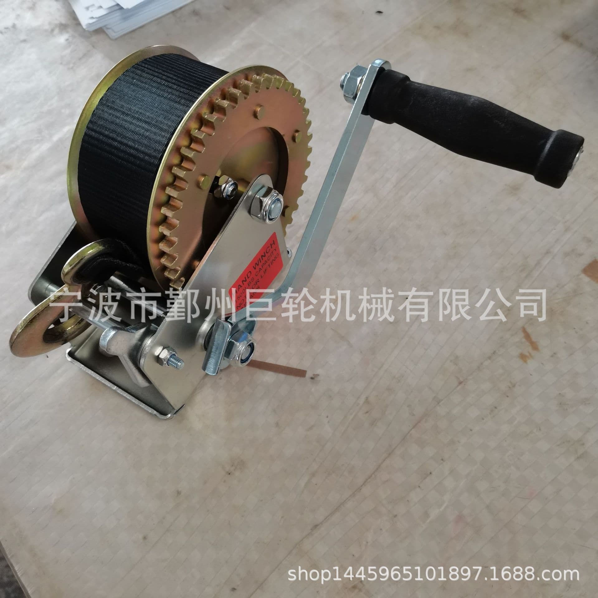 Winch Manual Winch Factory Direct 1600LBS Strap Model Trailer/Boat Winch