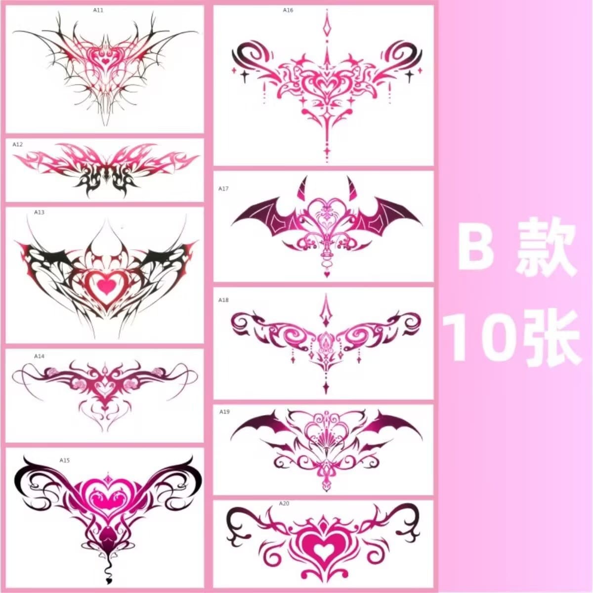 Cross-border foreign trade succubus water transfer tattoo sticker, lower abdomen cartoon flower full arm tattoo sticker, waterproof and sweatproof tattoo
