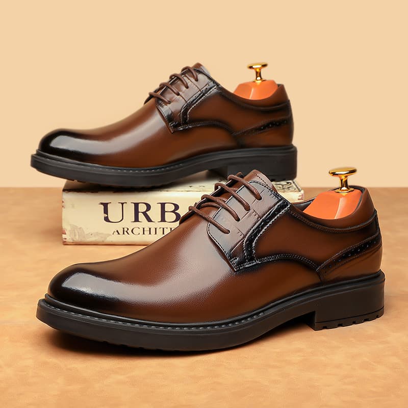 Men's Casual British Groom Wedding Shoes Leather Shoes Autumn New Business Formal Shoes Men's Shoes Drop Shipping