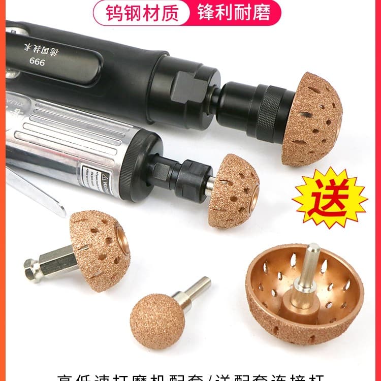 Tire Repair Grinding Head, Tungsten Steel Grinding Wheel, Car Inner Tube and Vacuum Tire Pneumatic Grinder, Grinding Wheel, Soft Wire Brush