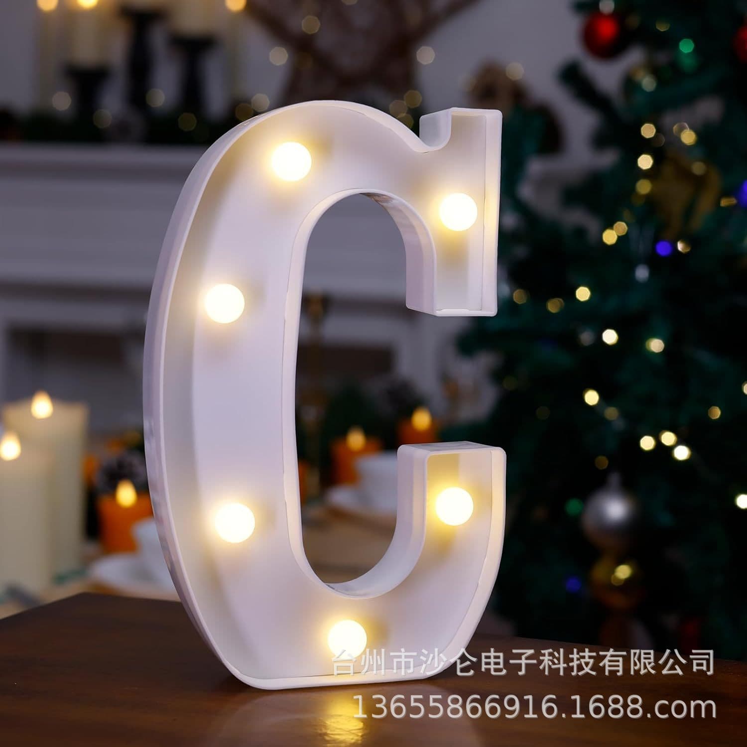 Letter LED English Number Light, Shaped Light for Confession, Valentine's Day Decoration, Cross-border Three-Tier Floor Lamp