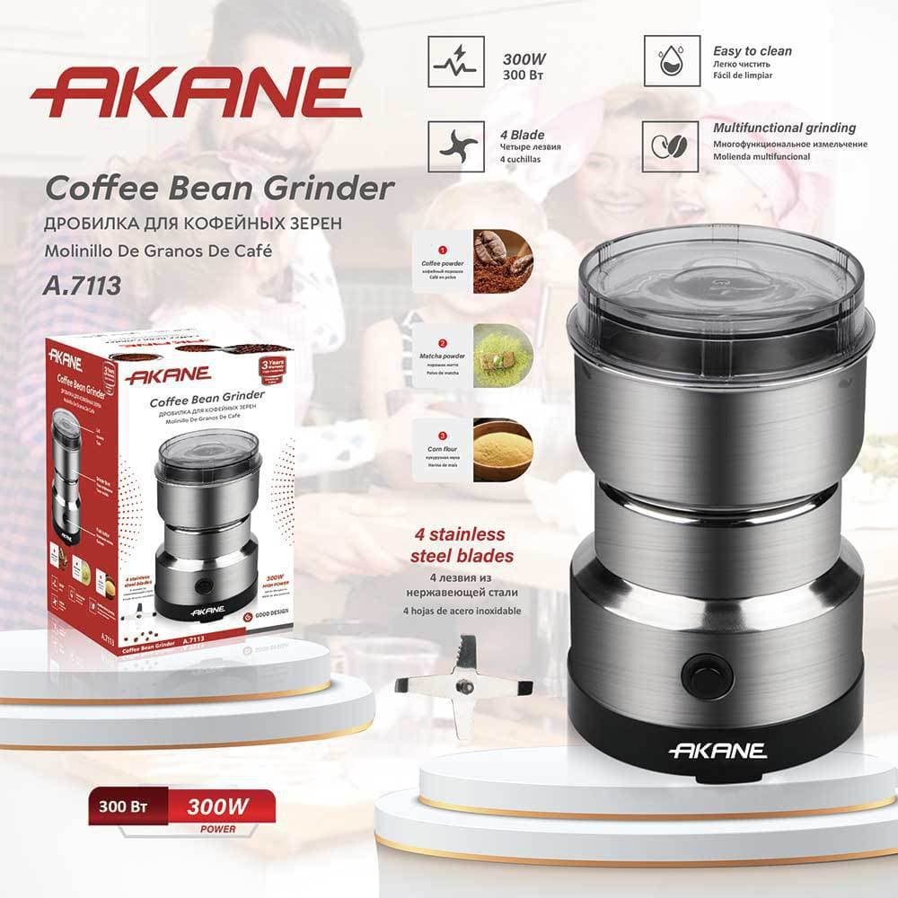 AKANE Cross-border EU Standard Household Electric Coffee Grinder Electric Dry Grinding Portable Grain Grinder
