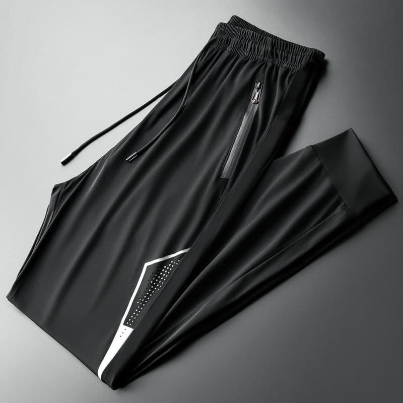Ice Silk Casual Pants for Men Summer Thin Style 2026 New Cool Feeling Loose Quick-Dry Pants Men's Sports Trousers