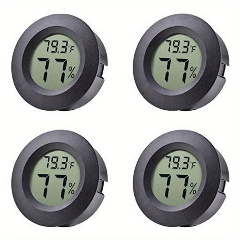 2026 New Cross-border Drop Shipping 4-Pack or 8-Pack Mini Hygrometer Thermometer Fahrenheit or Cross-border
