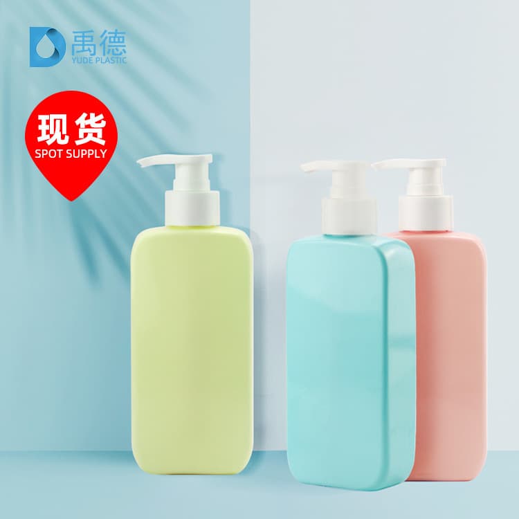300ml Shampoo Bottle Shower Gel Bottle Spot Pet Press Care Set Bottle Rectangular Bottle Body Lotion Bottle