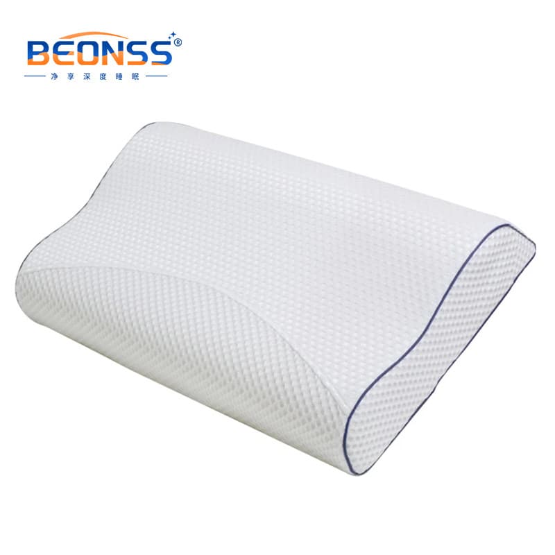 Memory Foam Sleep Pillow Ergonomic Neck Pillow Orthopedic Contour Pillow for Side Back and Stomach Sleeping