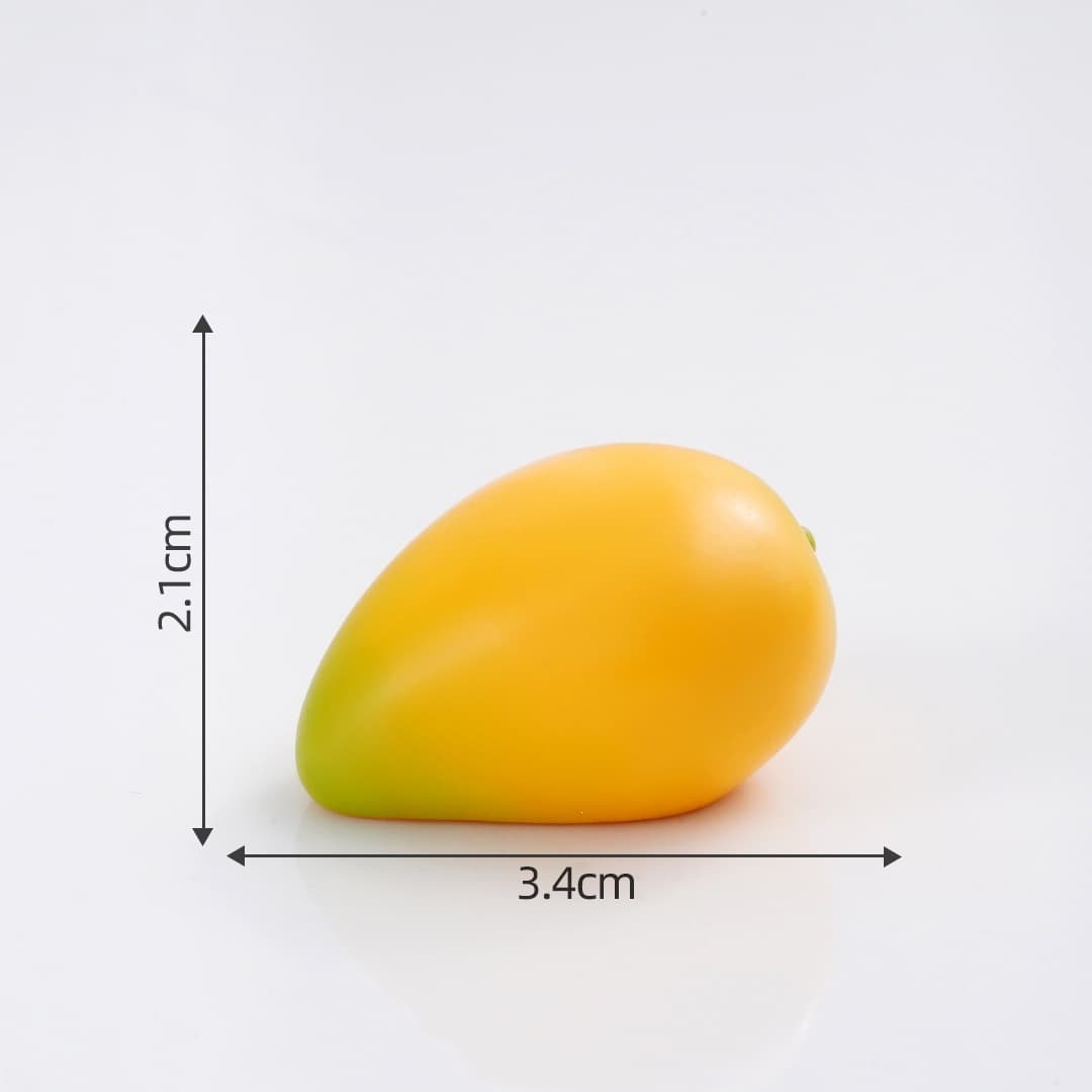 Mini Creative Simulated Dragon Fruit and Wax Apple Large Fruit Food Toy DIY Decoration Blind Bag Accessory Small Figurine