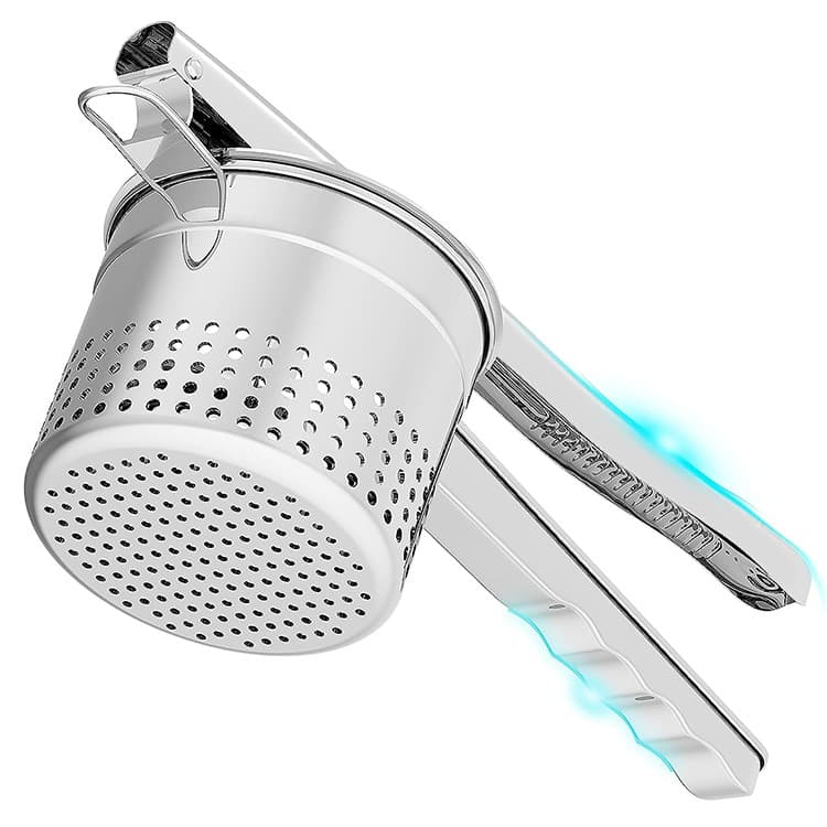 New Cross-Border Stainless Steel Potato Masher Wholesale Stock Potato Masher Kitchen Tool Multifunctional Juicer