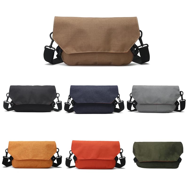 Men's Crossbody Bag Premium Ins Trendy Chest Bag Fashionable Shoulder Bag Sports Waist Pack Water-Resistant