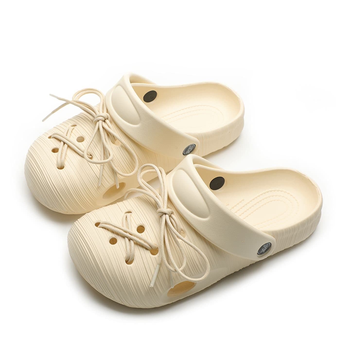Designer Lace-Up Hole Shoes for Men and Women, 2026 New Summer Sporty Outdoor Toe-Covering Sandals