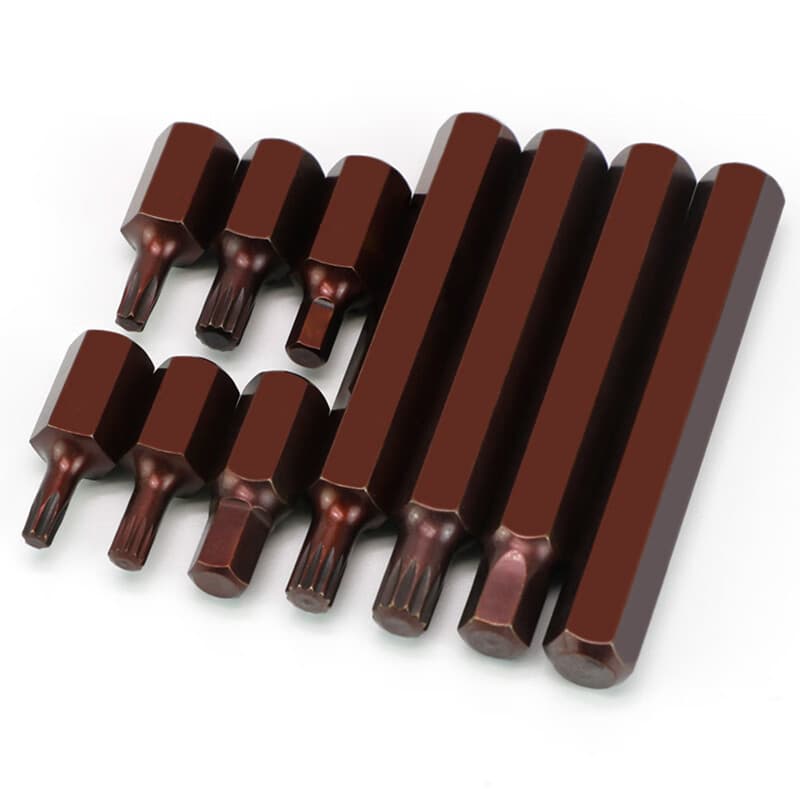 Hex wrench set, twelve-piece Torx combination, automotive repair tools, electric automotive repair.
