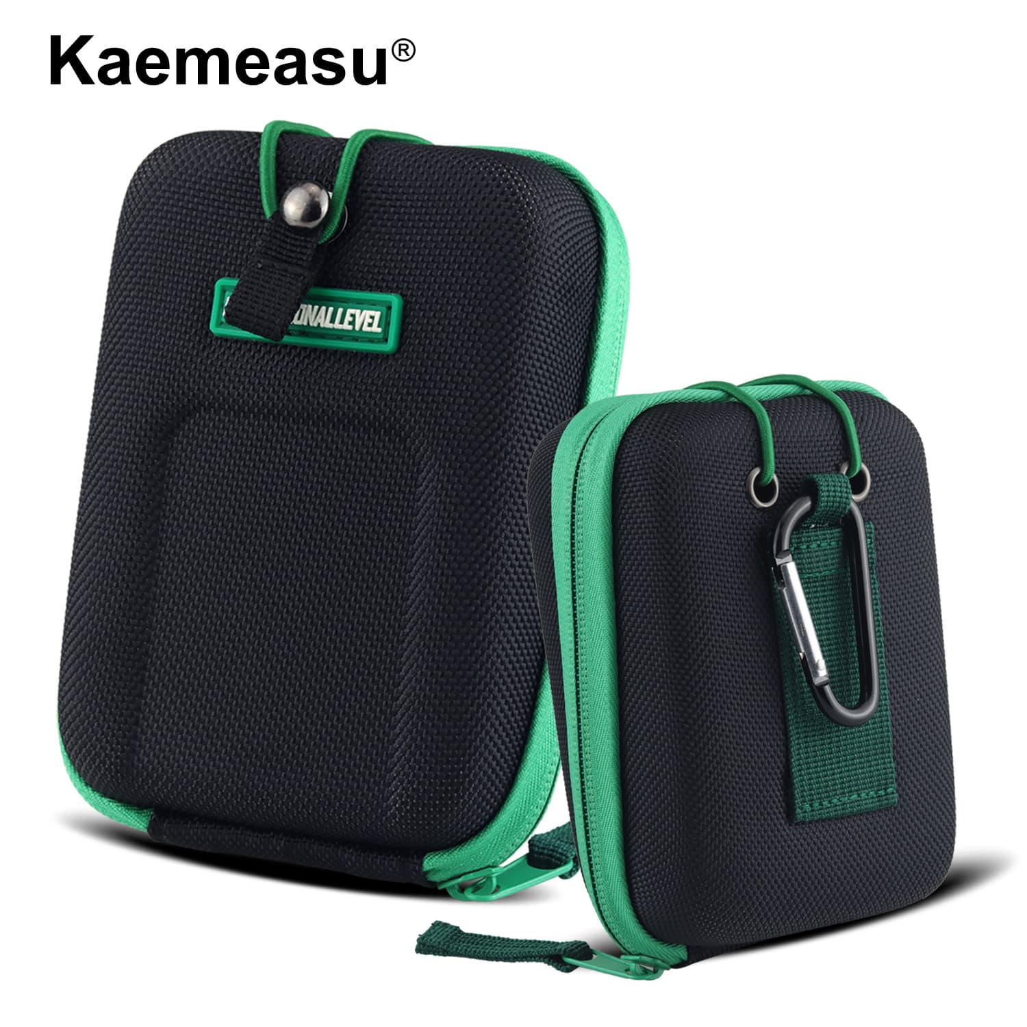 Large capacity outdoor rangefinder bag, magnetic attachment portable telescope rangefinder storage bag, includes carabiner.