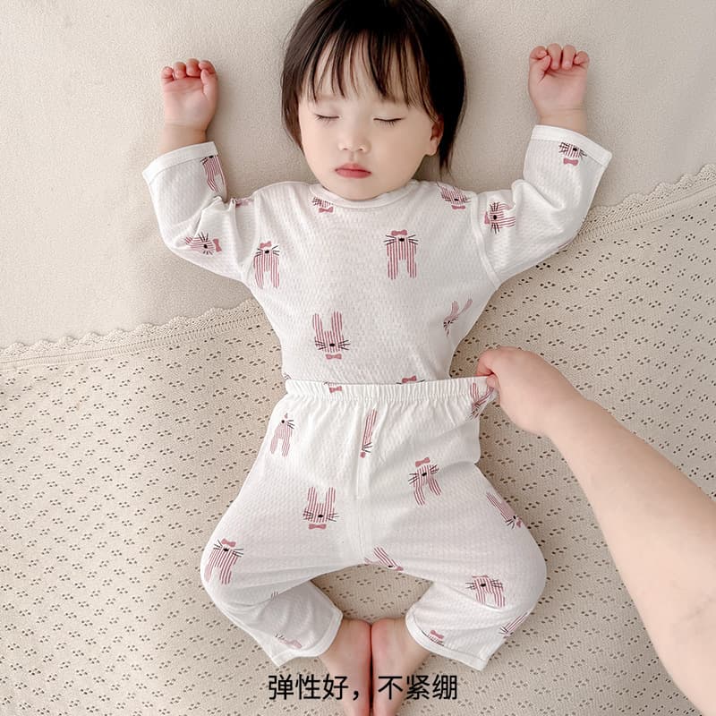 Baby Pajamas 100% Cotton Class A Summer Thin Infant Sleepwear 6 Months 1 Year Old Baby Clothes Two-Piece Set