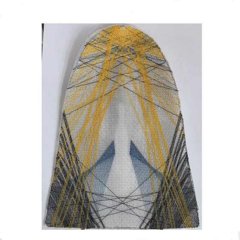 Factory direct sales of TPU uppers, new embroidered uppers, fly embroidery and fly thread uppers, fashionable and high-quality upper processing.